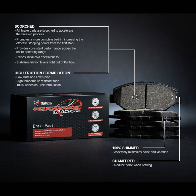 Audi A8 Brake Pads - Front - R1 Concepts - Track/Street - `00-`03